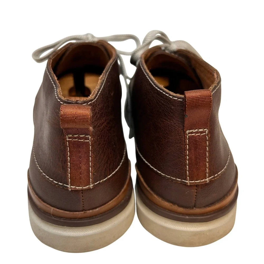 Clarks Artisan Brown Leather Chukka Boots Men's 11M‎ US Moccasin